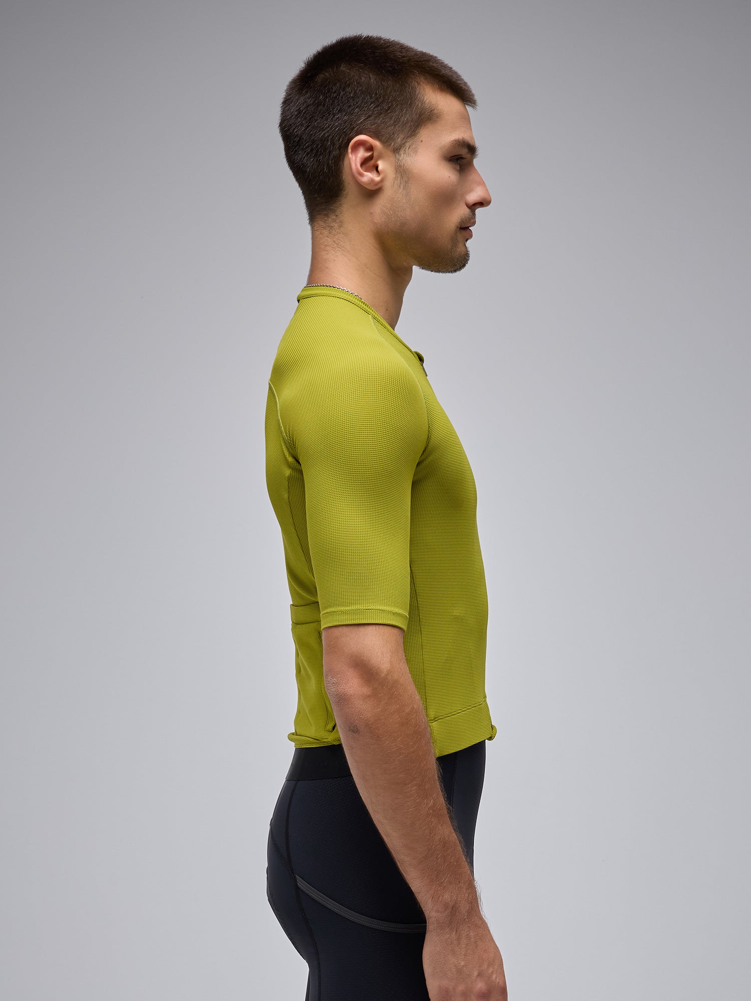 MODERN CLASSIC WAFFLE SS JERSEY - EVERGREEN