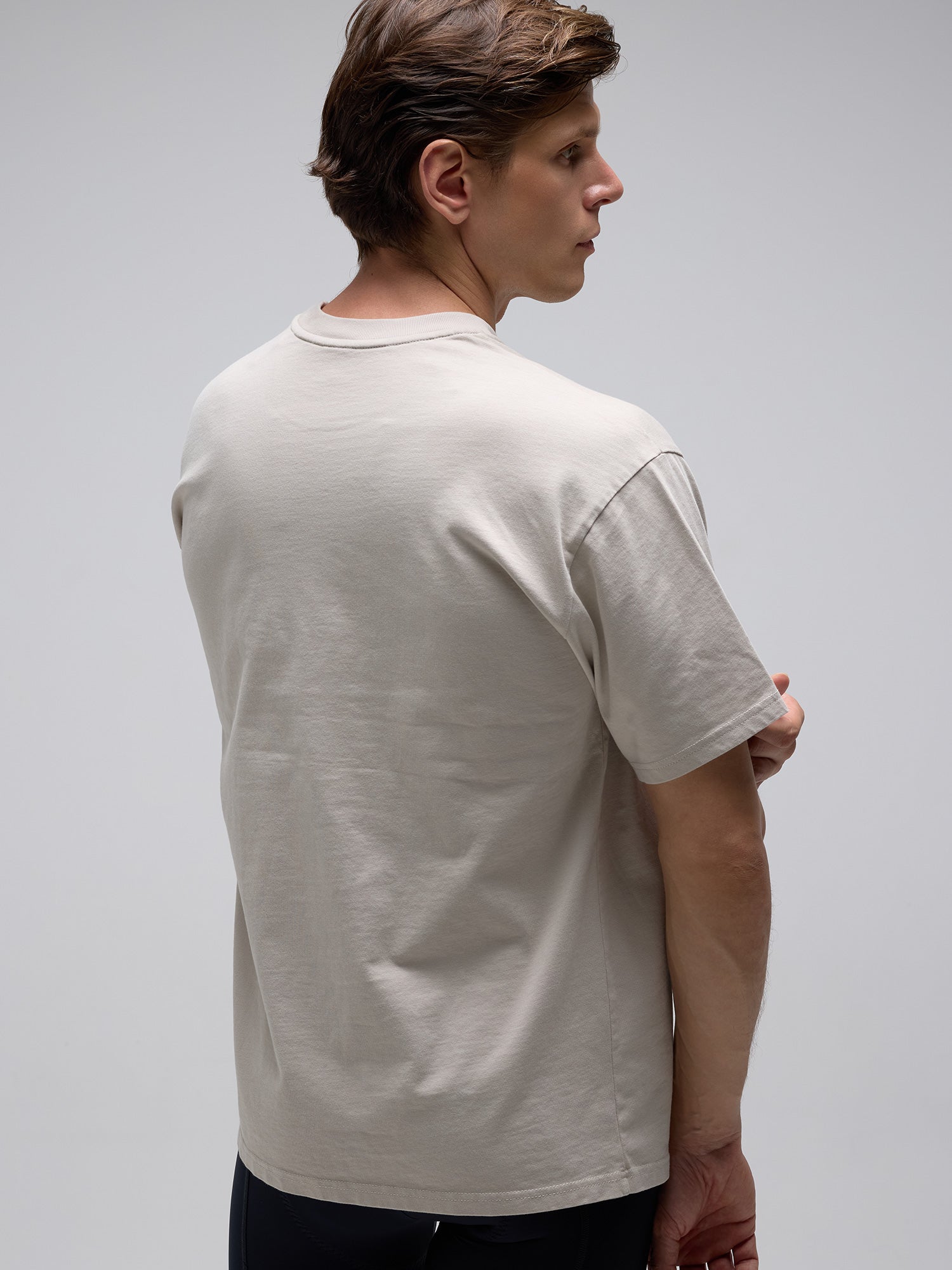 MEN'S CDA OVERSIZED COTTON T-SHIRT - CREAM