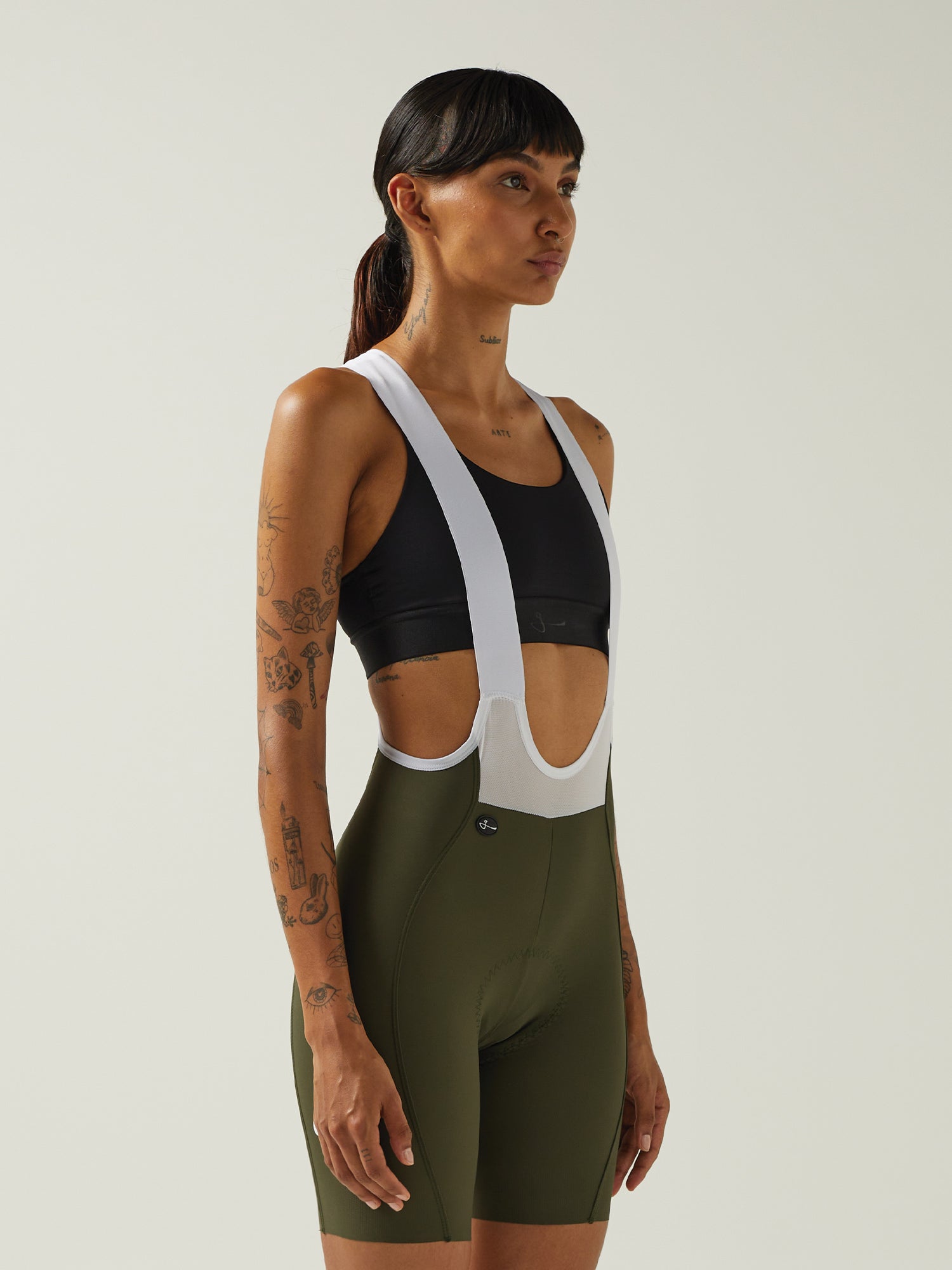 WOMEN’S HD PRO BIB SHORTS OLIVE