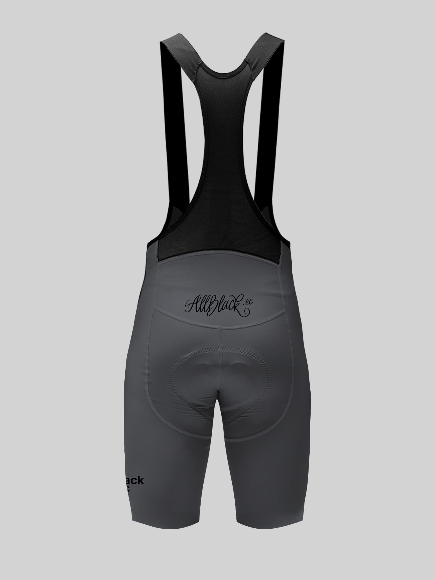 Givelo x All Black Men's Grey Bib Shorts