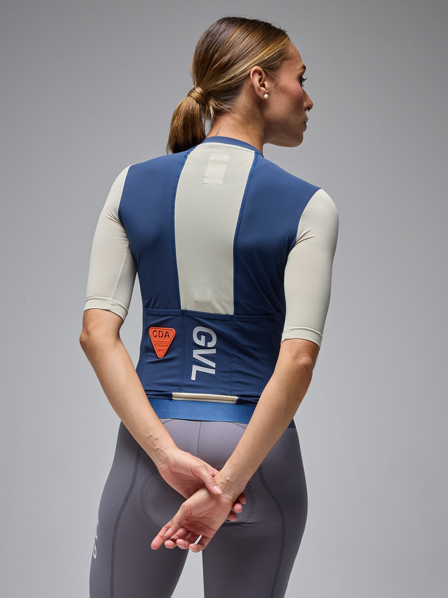 C.D.A. SS UNISEX JERSEY - BLUE TAN