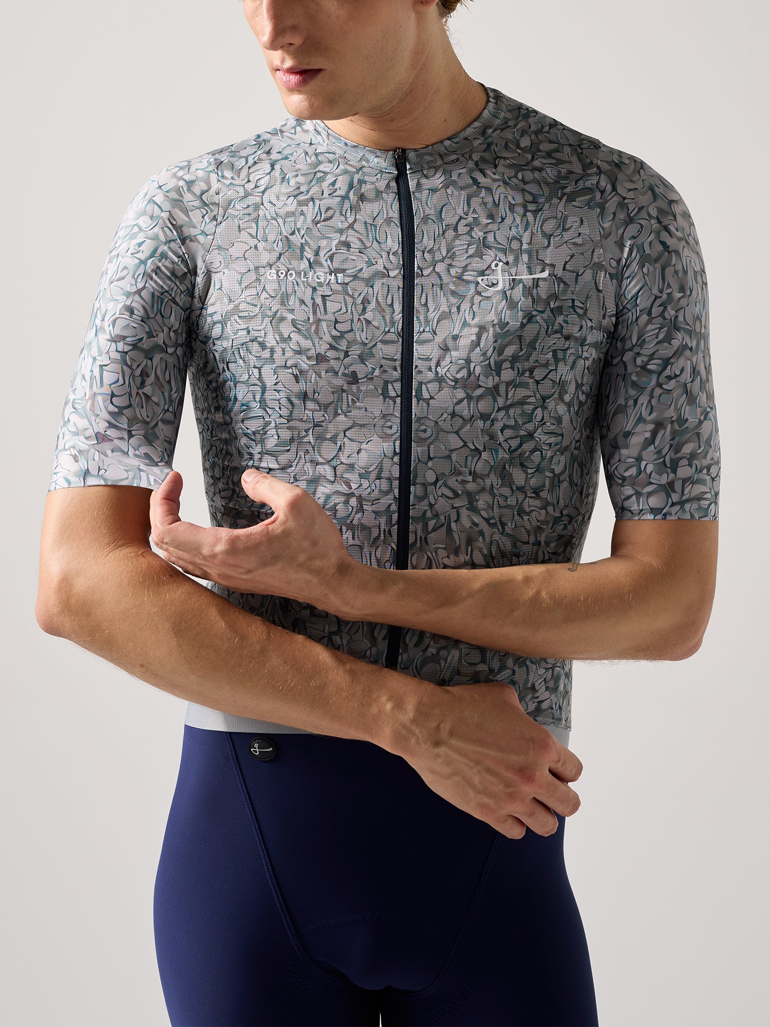 G90 LIGHT SS UNISEX JERSEY - MARBLE BLUE