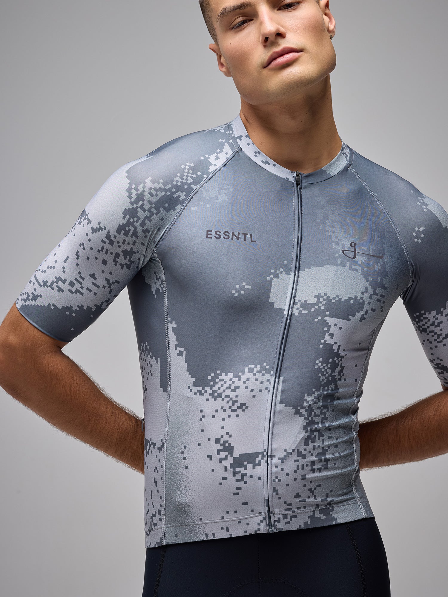 ESSNTL SS JERSEY - PIXEL SLATE