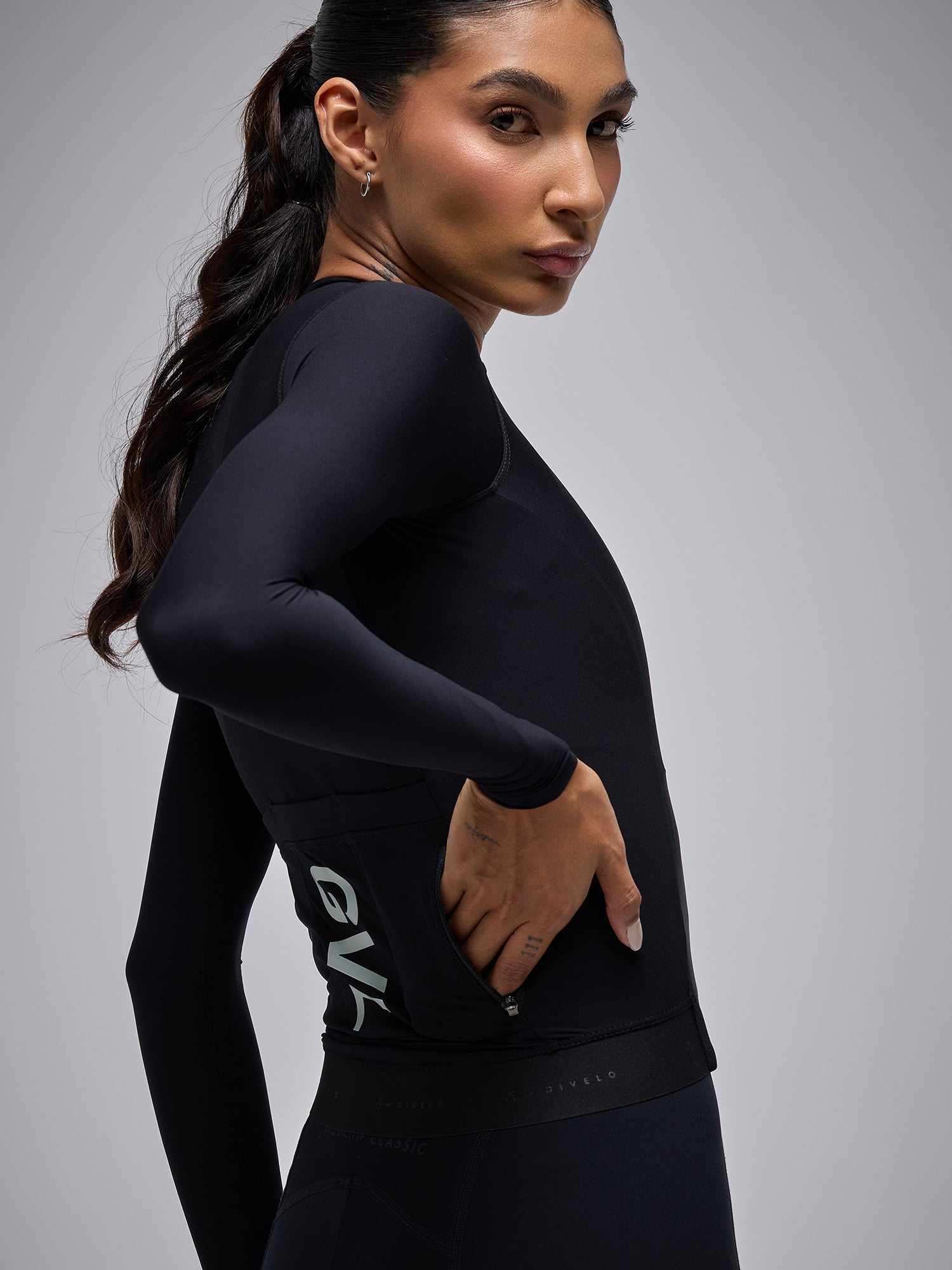 MODERN CLASSIC LS JERSEY - BLACK