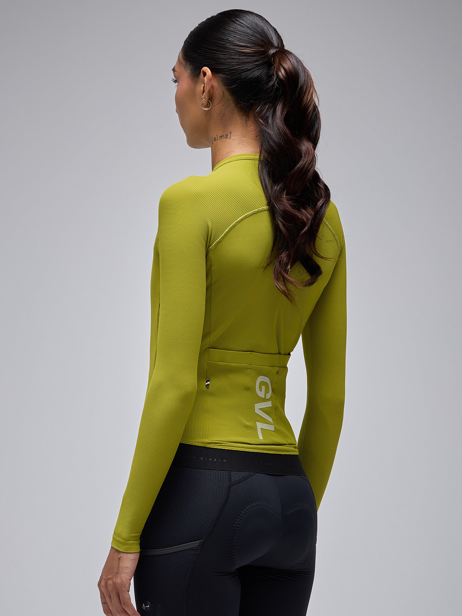 MODERN CLASSIC WAFFLE LS JERSEY - EVERGREEN