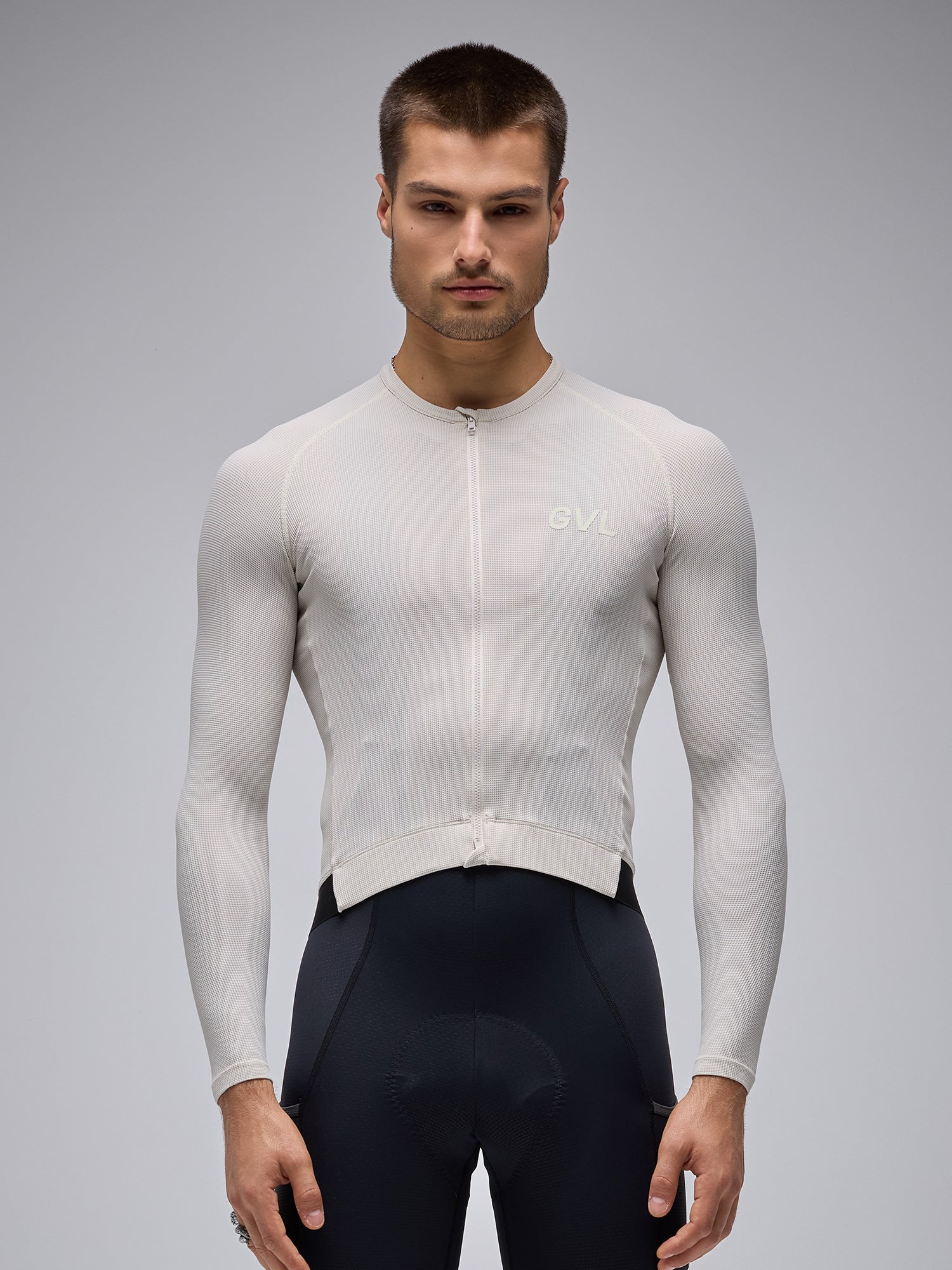 MODERN CLASSIC WAFFLE LS JERSEY - MOON