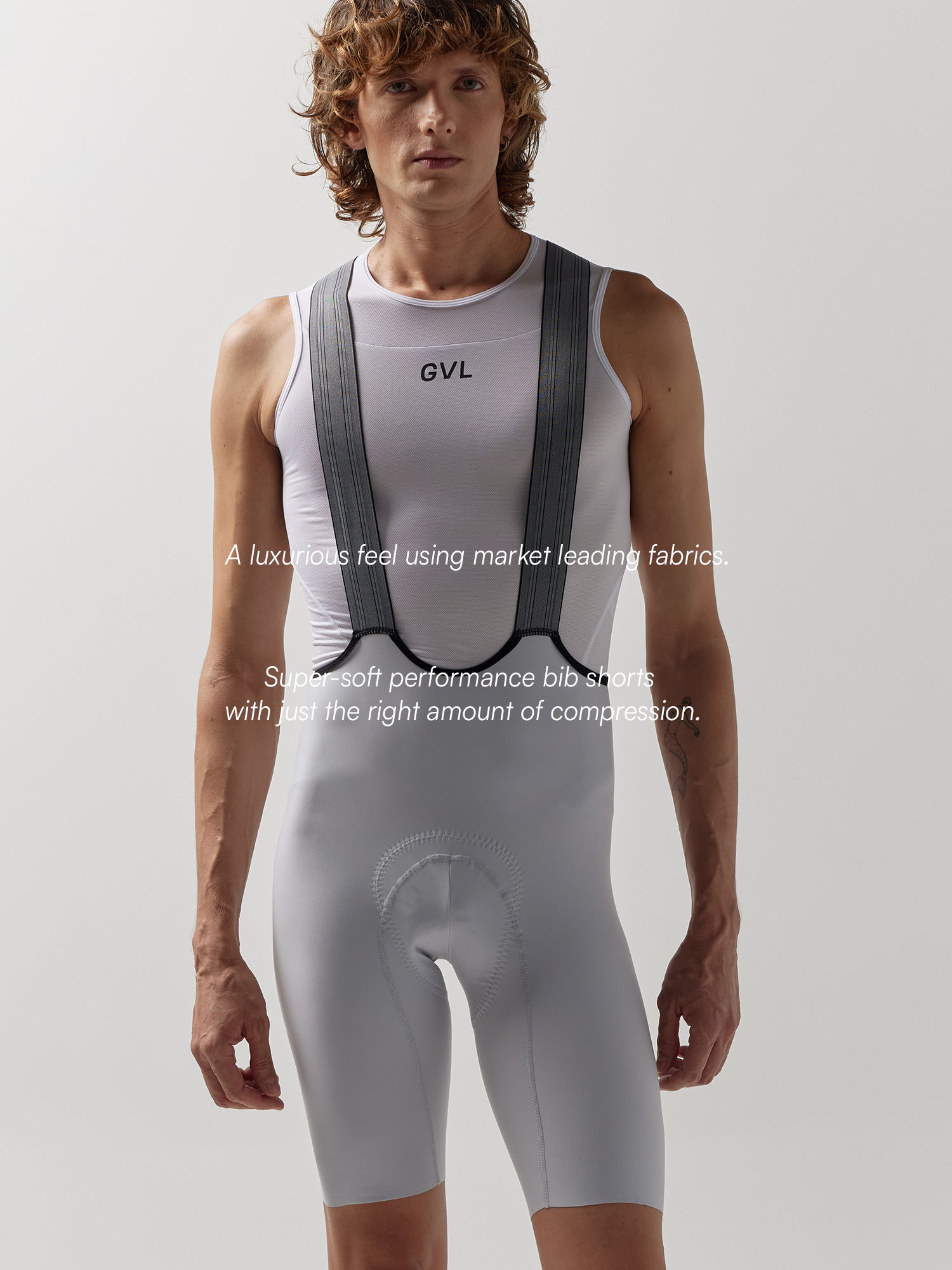 MEN'S LACEFLY BIB SHORTS ASHES