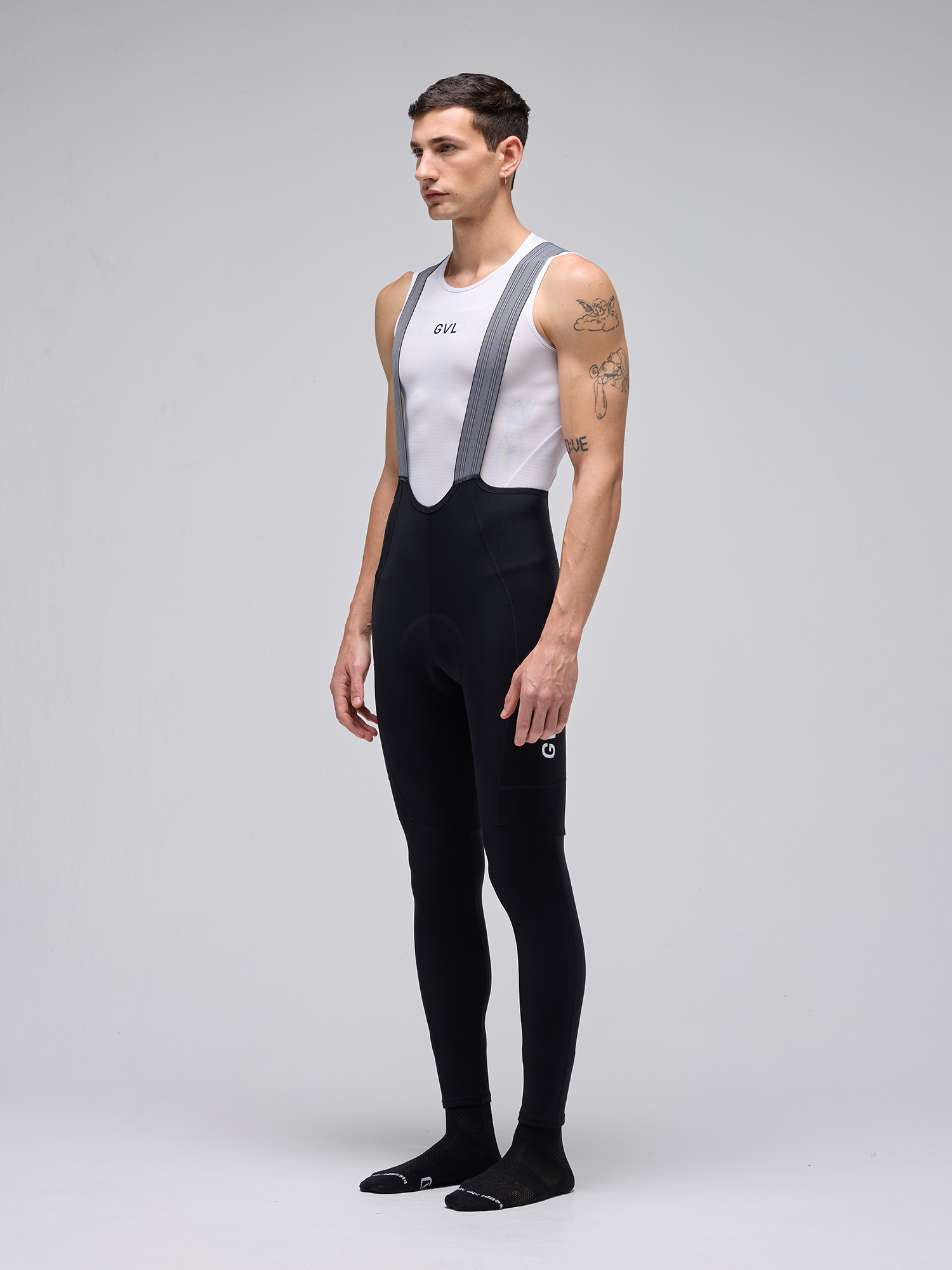 MEN'S THERMAL LACEFLY CARGO BIB TIGHTS – BLACK