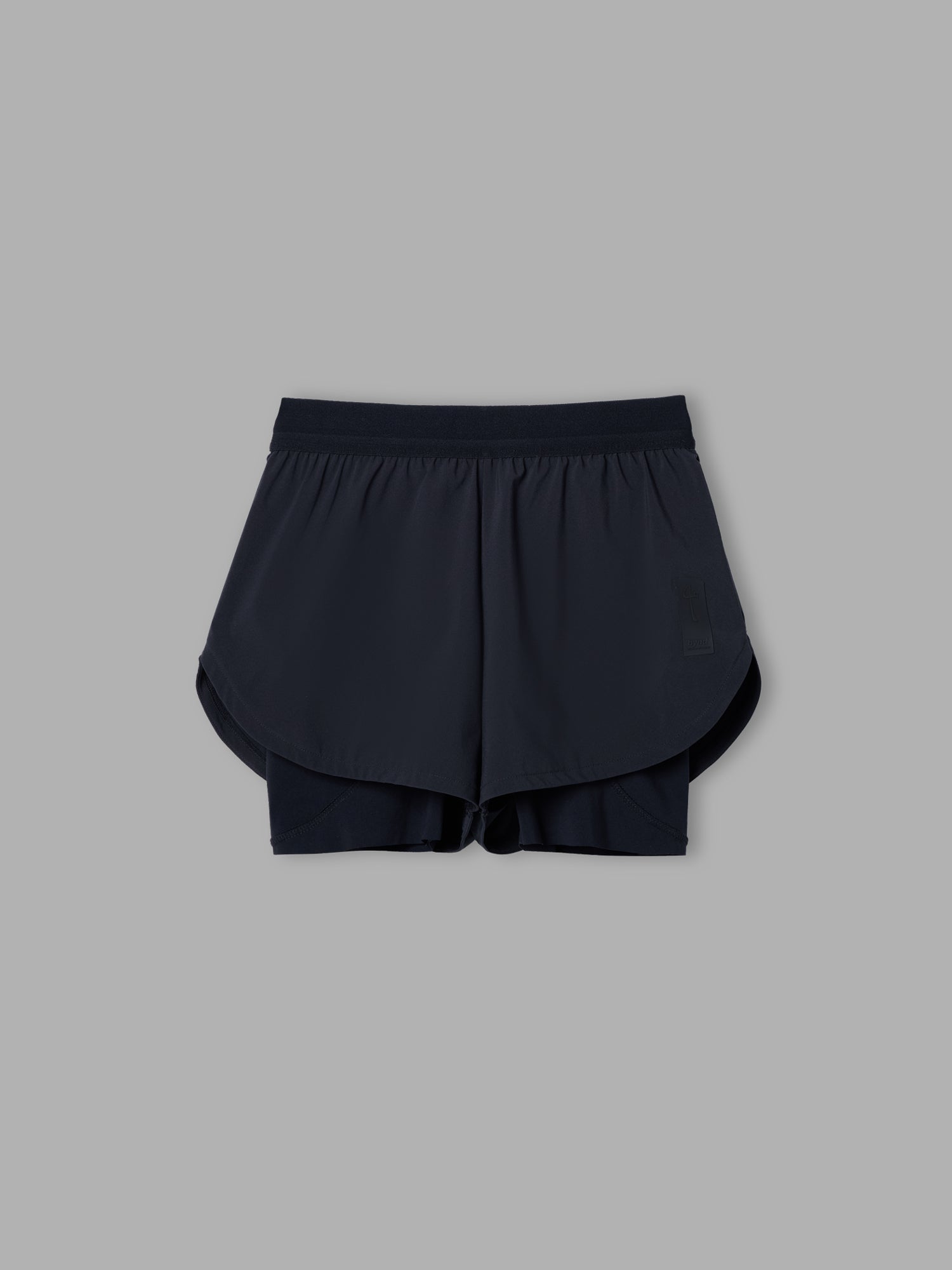 WOMEN'S FLOW 2-IN-1 SHORTS - BLACK