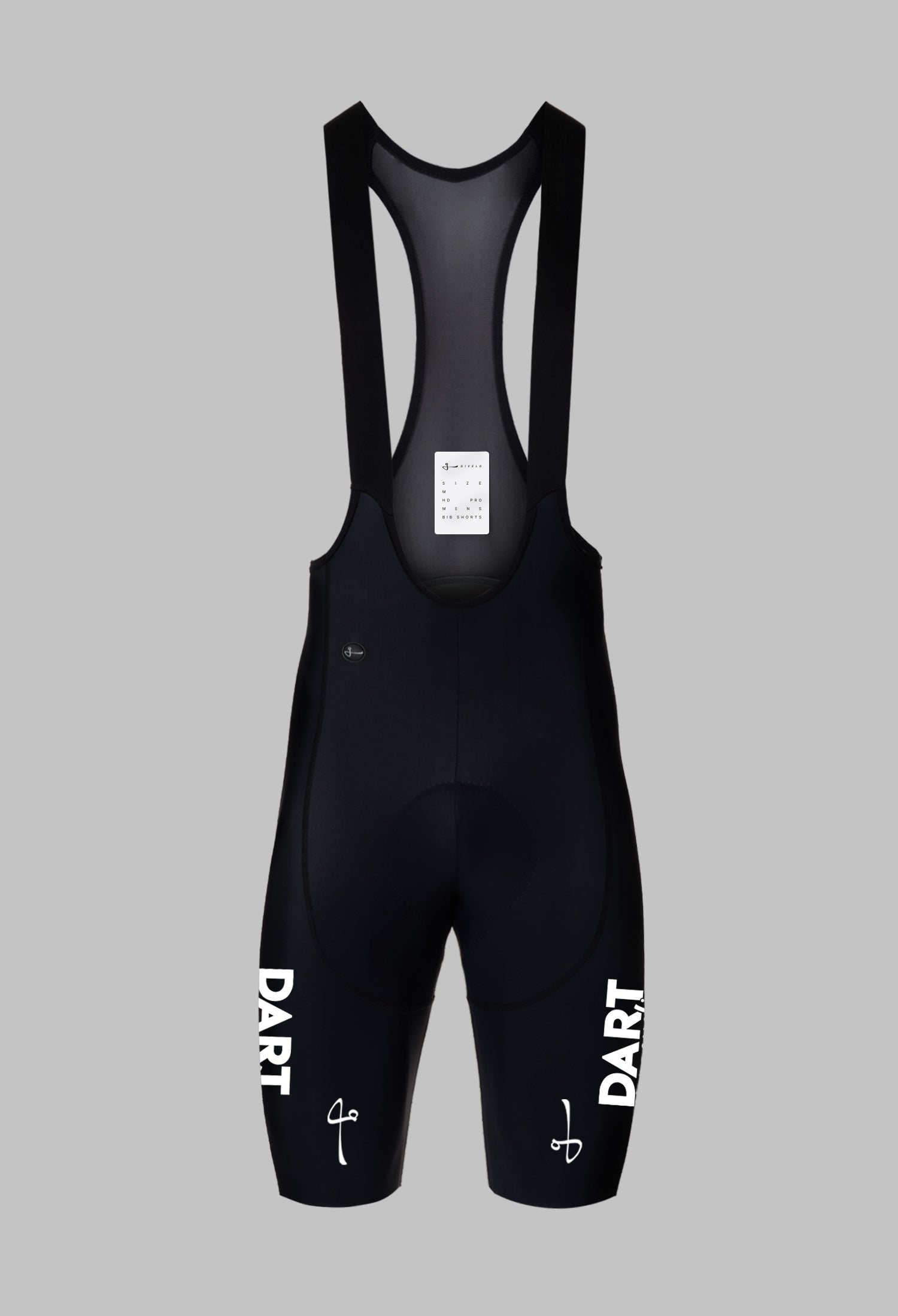 DART  MEN’S BLACK ULTRA BIB SHORTS